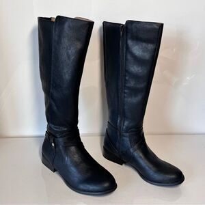 LifeStride X-Felicity Faux Leather Wide Calf Knee-High Boots